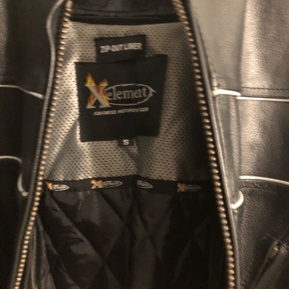 Genuine Leather lined Biker Jacket - Picture 5 of 7